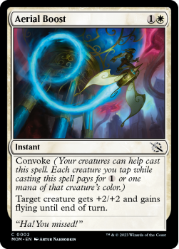 Aerial Boost single card from Magic the Gathering