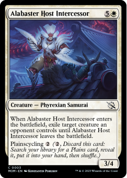 Alabaster Host Intercessor single card from Magic the Gathering
