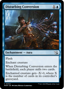 Disturbing Conversion single card from Magic the Gathering