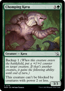 Chomping Kavu (FOIL) single card from Magic the Gathering