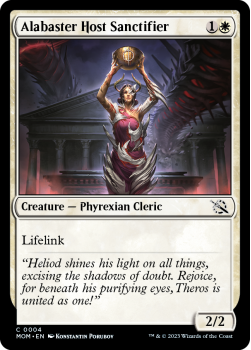 Alabaster Host Sanctifier single card from Magic the Gathering