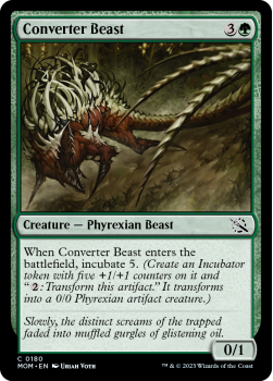 Converter Beast (FOIL) single card from Magic the Gathering