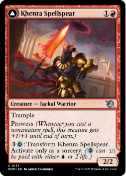 Khenra Spellspear // Gitaxian Spellstalker single card from Magic the Gathering