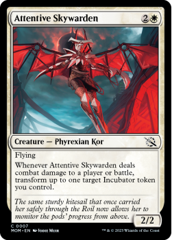 Attentive Skywarden single card from Magic the Gathering