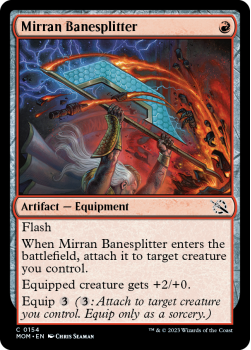 Mirran Banesplitter (FOIL) single card from Magic the Gathering