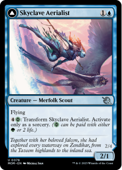 Skyclave Aerialist // Skyclave Invader (FOIL) single card from Magic the Gathering
