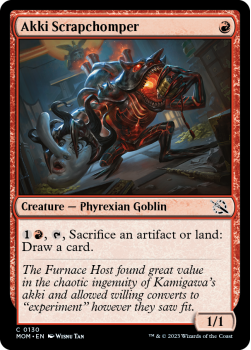 Akki Scrapchomper single card from Magic the Gathering