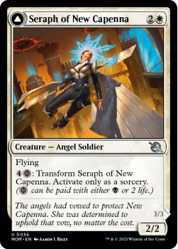Seraph of New Capenna // Seraph of New Phyrexia (FOIL) single card from Magic the Gathering