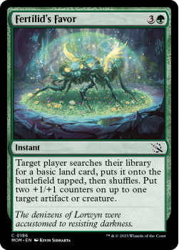 Fertilid's Favor single card from Magic the Gathering