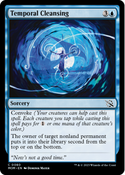 Temporal Cleansing (FOIL) single card from Magic the Gathering