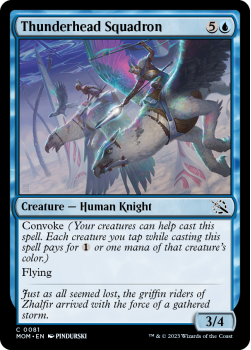 Thunderhead Squadron (FOIL) single card from Magic the Gathering