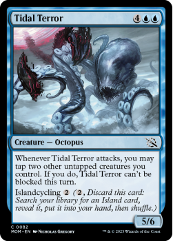 Tidal Terror (FOIL) single card from Magic the Gathering
