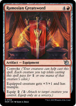 Ramosian Greatsword (FOIL) single card from Magic the Gathering