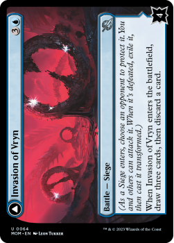 Invasion of Vryn // Overloaded Mage-Ring single card from Magic the Gathering