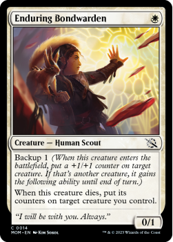 Enduring Bondwarden single card from Magic the Gathering