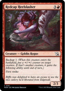 Redcap Heelslasher (FOIL) single card from Magic the Gathering