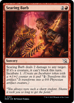 Searing Barb (FOIL) single card from Magic the Gathering