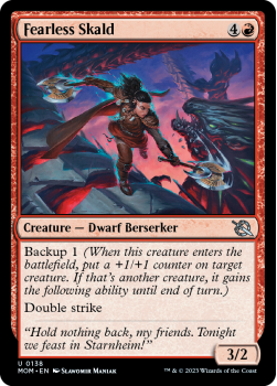 Fearless Skald (FOIL) single card from Magic the Gathering