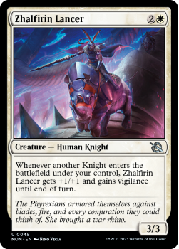 Zhalfirin Lancer (FOIL) single card from Magic the Gathering