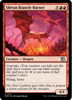 Shivan Branch-Burner single card from Magic the Gathering