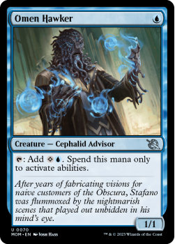 Omen Hawker (FOIL) single card from Magic the Gathering