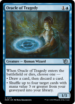 Oracle of Tragedy (FOIL) single card from Magic the Gathering