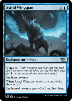 Astral Wingspan (FOIL) single card from Magic the Gathering