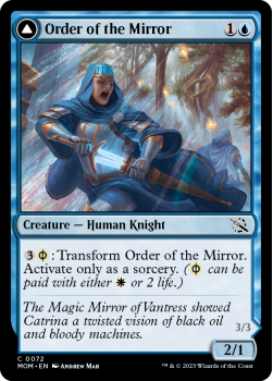 Order of the Mirror // Order of the Alabaster Host (FOIL) single card from Magic the Gathering