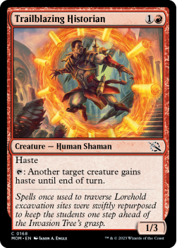 Trailblazing Historian single card from Magic the Gathering