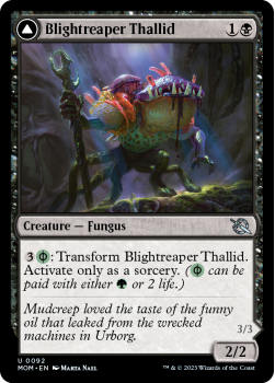 Blightreaper Thallid // Blightsower Thallid (FOIL) single card from Magic the Gathering