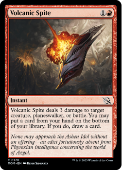 Volcanic Spite single card from Magic the Gathering
