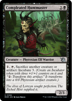 Compleated Huntmaster (FOIL) single card from Magic the Gathering