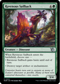 Ravenous Sailback single card from Magic the Gathering