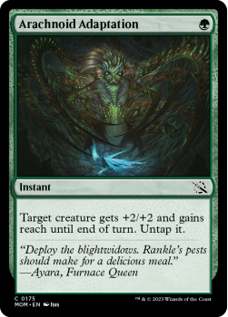 Arachnoid Adaptation single card from Magic the Gathering