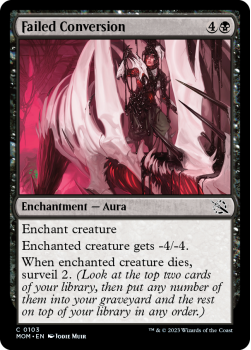 Failed Conversion (FOIL) single card from Magic the Gathering
