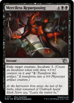 Merciless Repurposing (FOIL) single card from Magic the Gathering