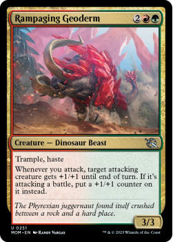 Rampaging Geoderm (FOIL) single card from Magic the Gathering
