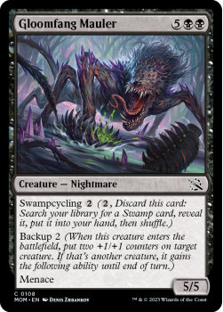 Gloomfang Mauler (FOIL) single card from Magic the Gathering