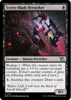 Scorn-Blade Berserker single card from Magic the Gathering