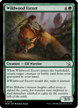 Wildwood Escort single card from Magic the Gathering