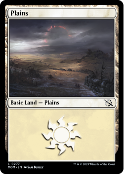 Plains (FOIL) single card from Magic the Gathering
