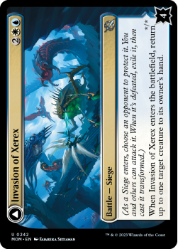 Invasion of Xerex // Vertex Paladin single card from Magic the Gathering