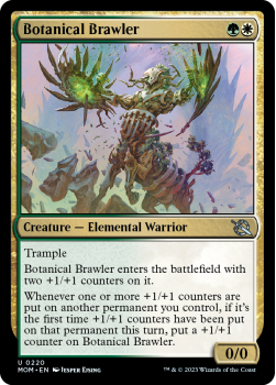 Botanical Brawler single card from Magic the Gathering