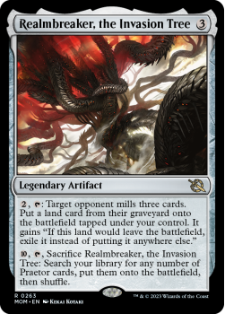 Realmbreaker, the Invasion Tree single card from Magic the Gathering