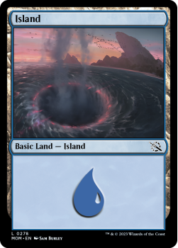 Island (FOIL) single card from Magic the Gathering