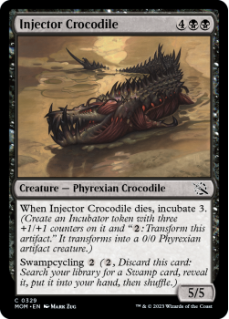 Injector Crocodile (FOIL) single card from Magic the Gathering