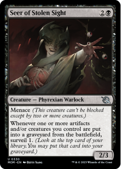 Seer of Stolen Sight (FOIL) single card from Magic the Gathering