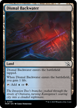 Dismal Backwater single card from Magic the Gathering
