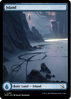 Island (FOIL) single card from Magic the Gathering