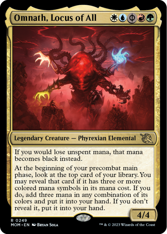 Omnath, Locus of All (FOIL) 0249 MARCH OF THE MACHINE Magic the